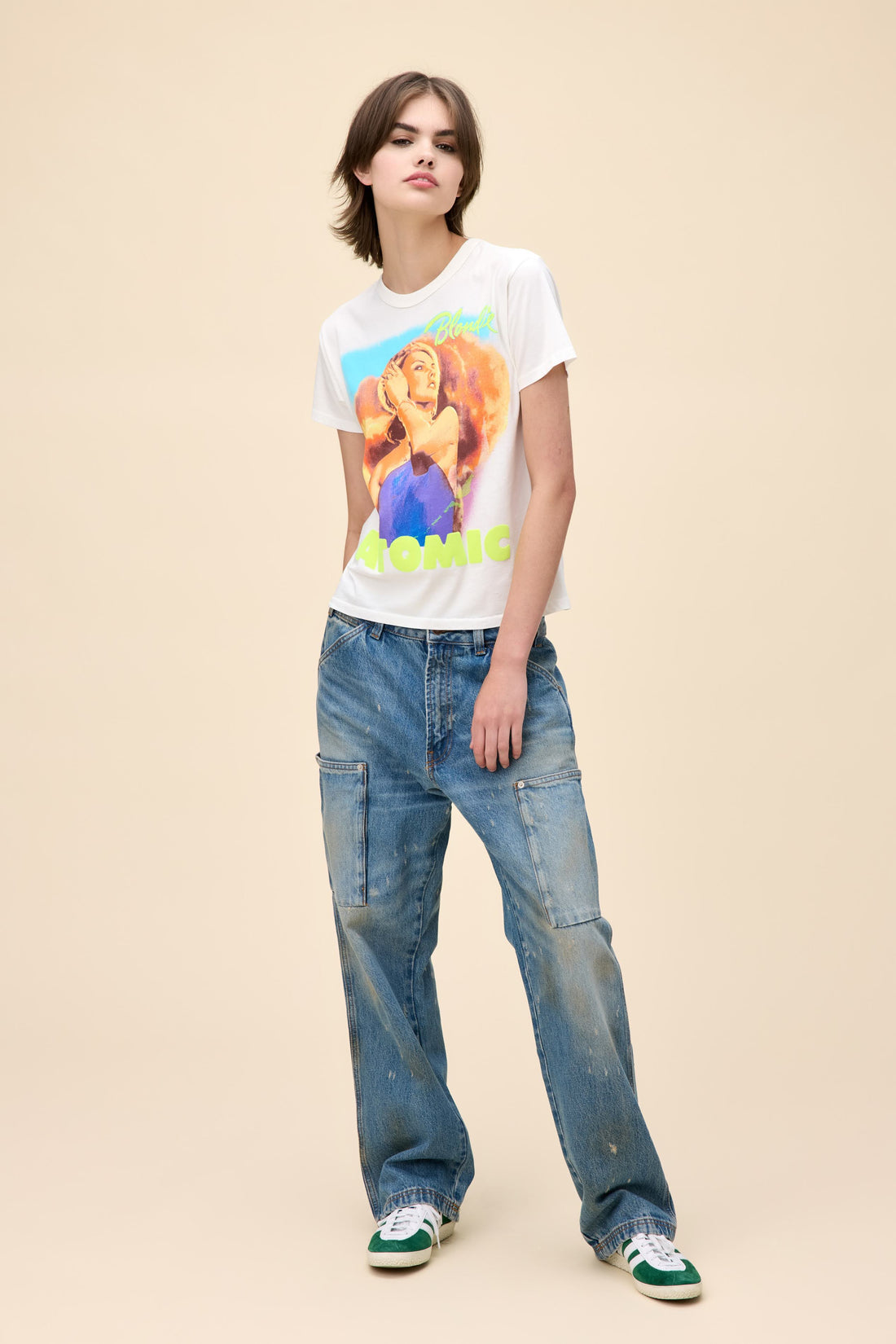 Blondie Atomic Ringer Tee