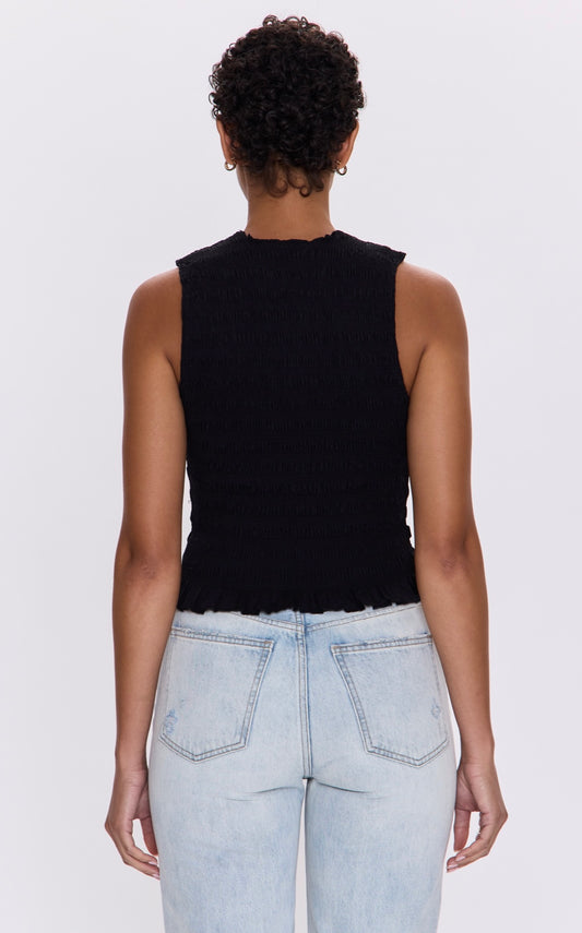 Pistola Phoebe Smocked Tank