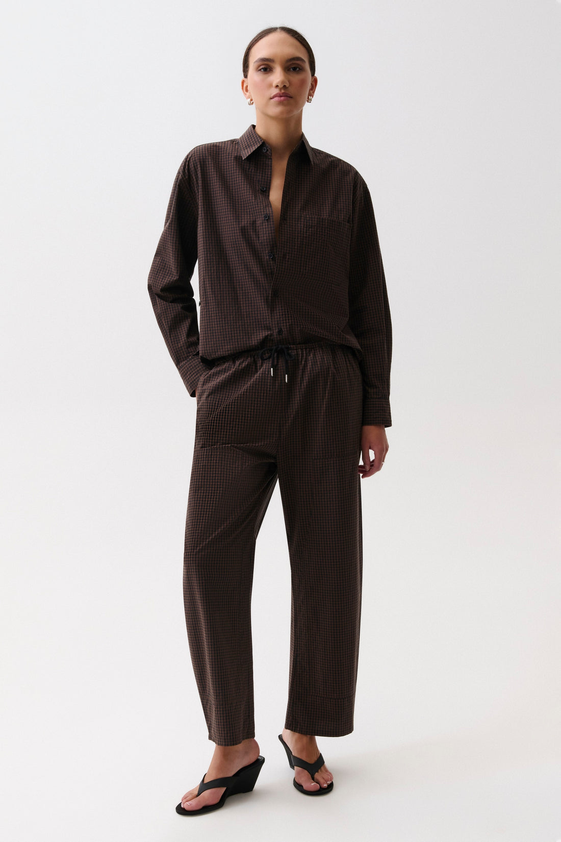 Theo Poplin Pant - Hot Toddy