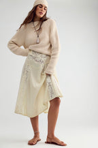 Low Tide Cream Knit Pullover