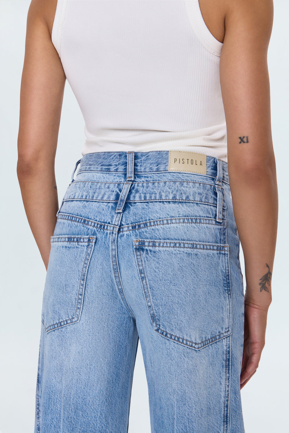Caleb High Rise Stacked Waist