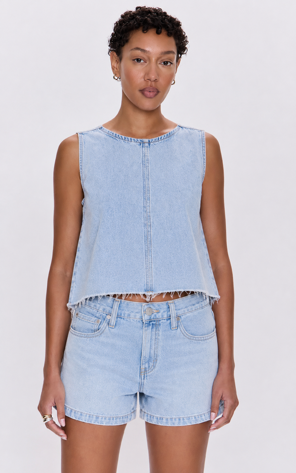 Rue Cropped Swing Shirt