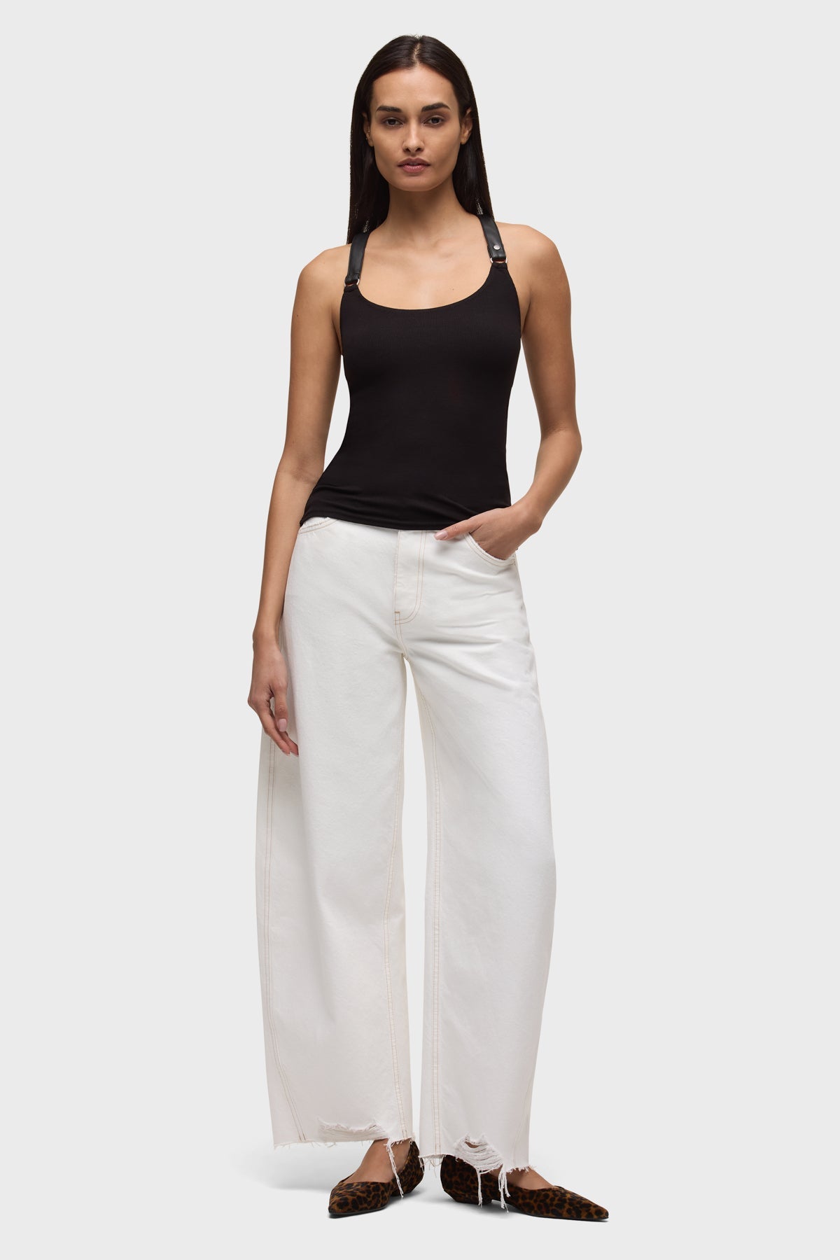 Harness Leather Strap Tank