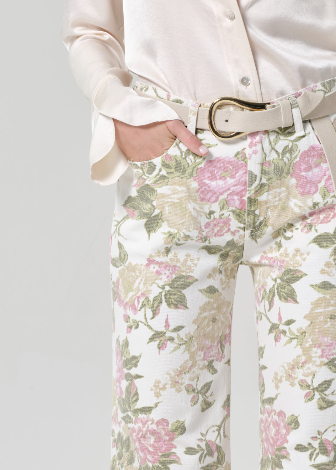 Kimberly Flare Jean English Rose
