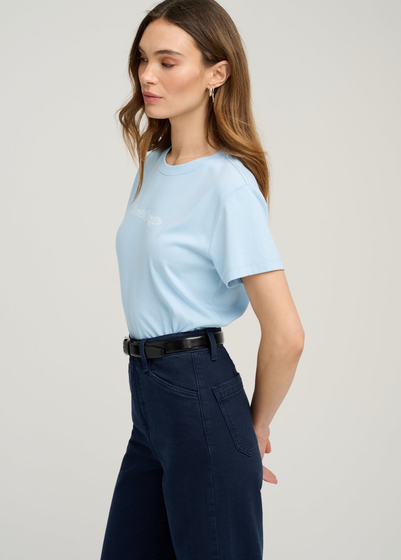 Favorite Daughter Cropped Varsity Tee