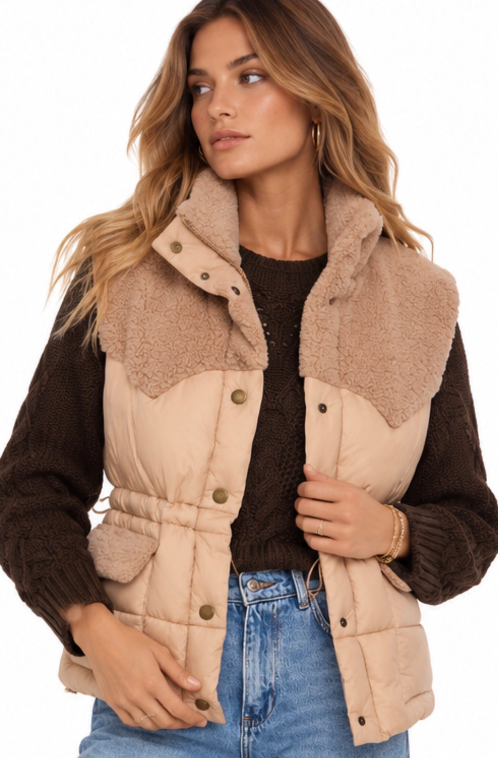 Alex Quilted Puffer Vest