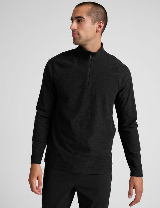 Spacedye™ Terrain Men's Quarter Zip Pullover-Midnight