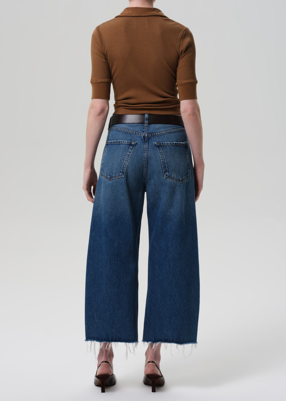 Ayla Raw Hem Crop