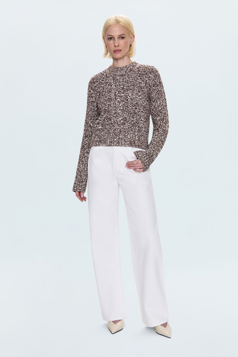 Quinn Chocolate Sweater