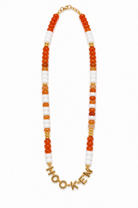 Hookem Beaded Necklace