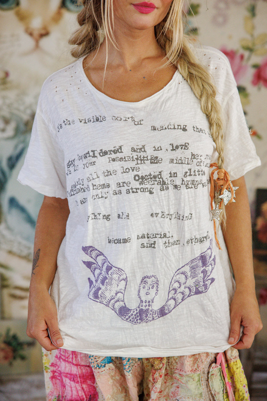 Magnolia Pearl Stay Bewildered Tee