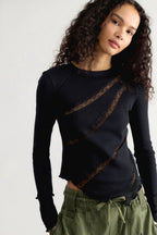 Piece By Piece Cuff Top