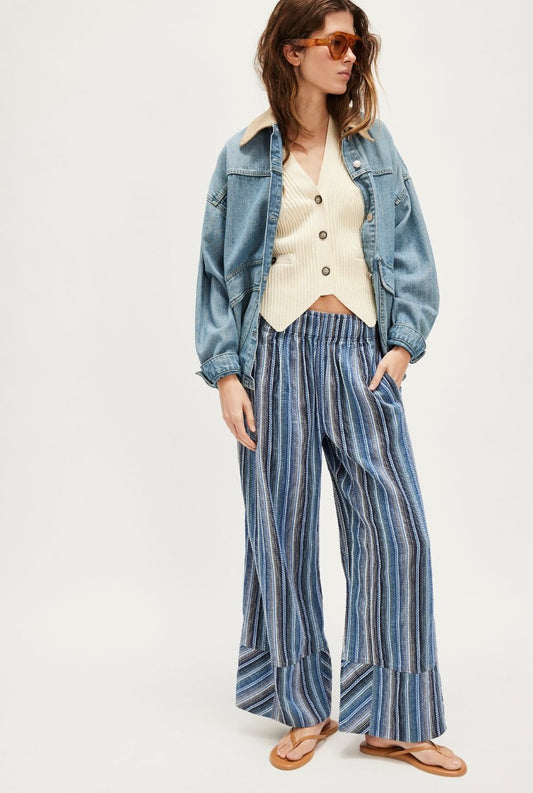 Free People Day's End Stripe Pants