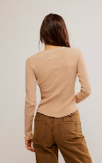 Easy Does It Tan Waffle Tee