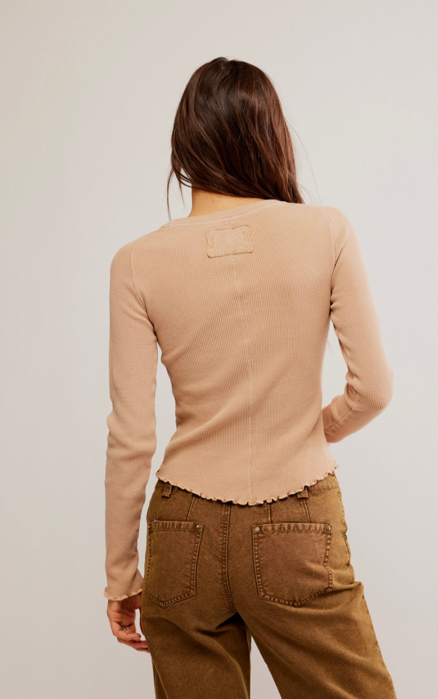Easy Does It Tan Waffle Tee