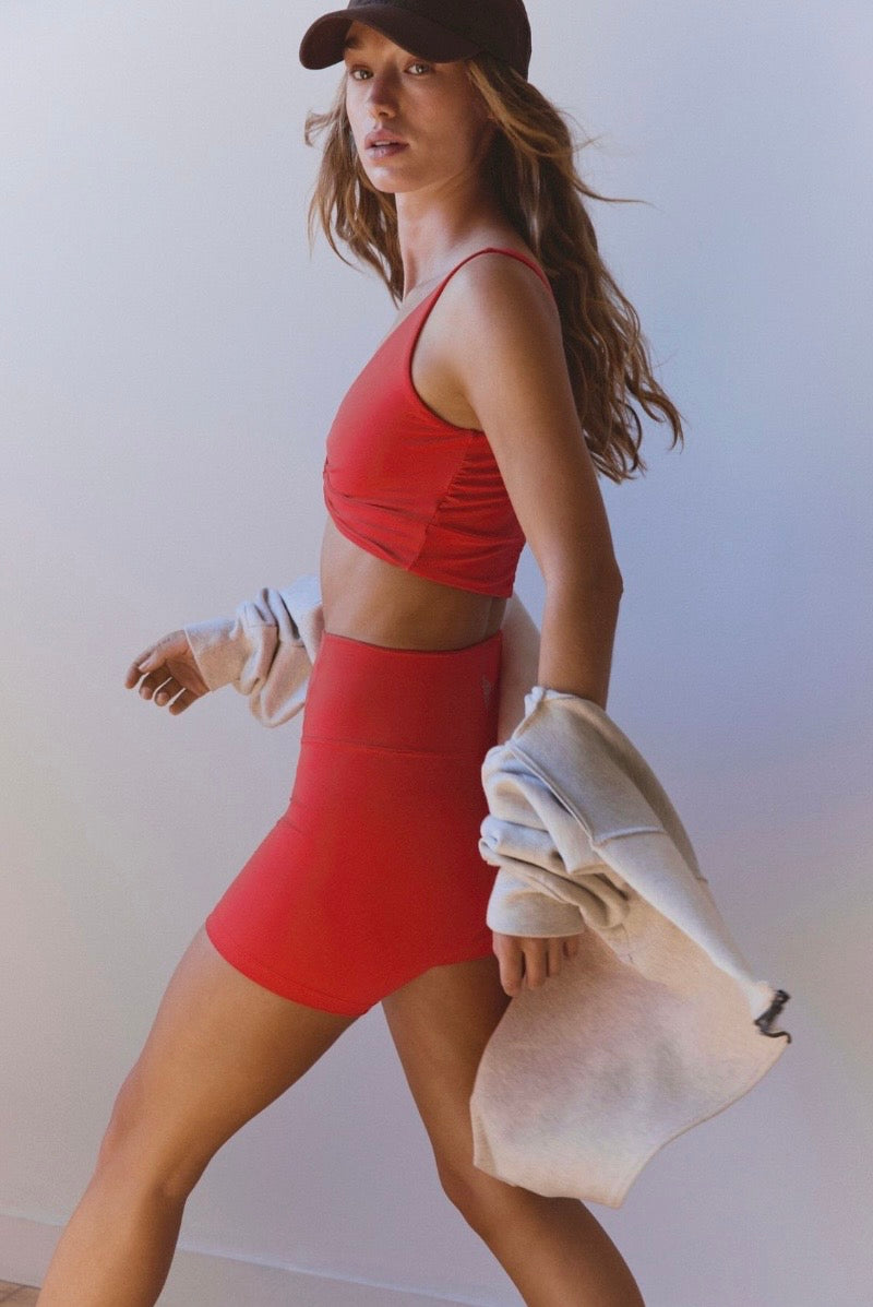 Never Better Reversible Twist Crop