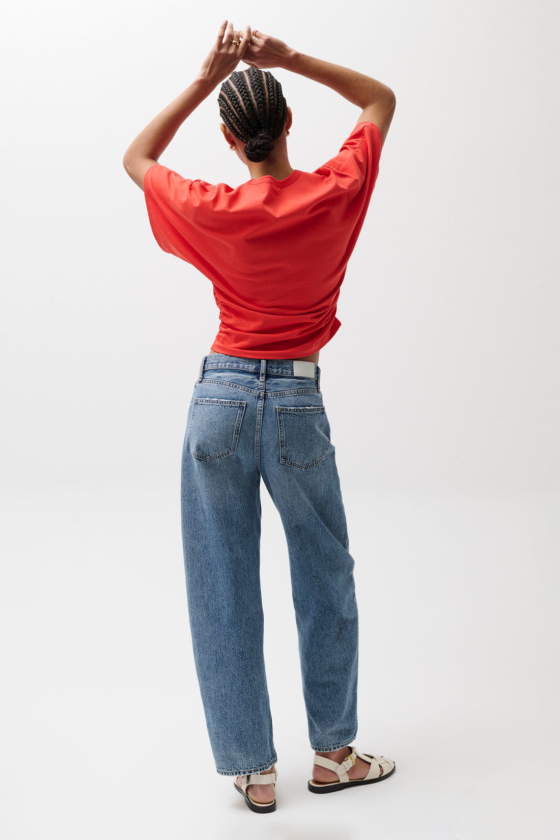 Wes High Rise Barrel Jean-Pistola