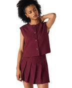Alessa Sleeveless Crewneck Top