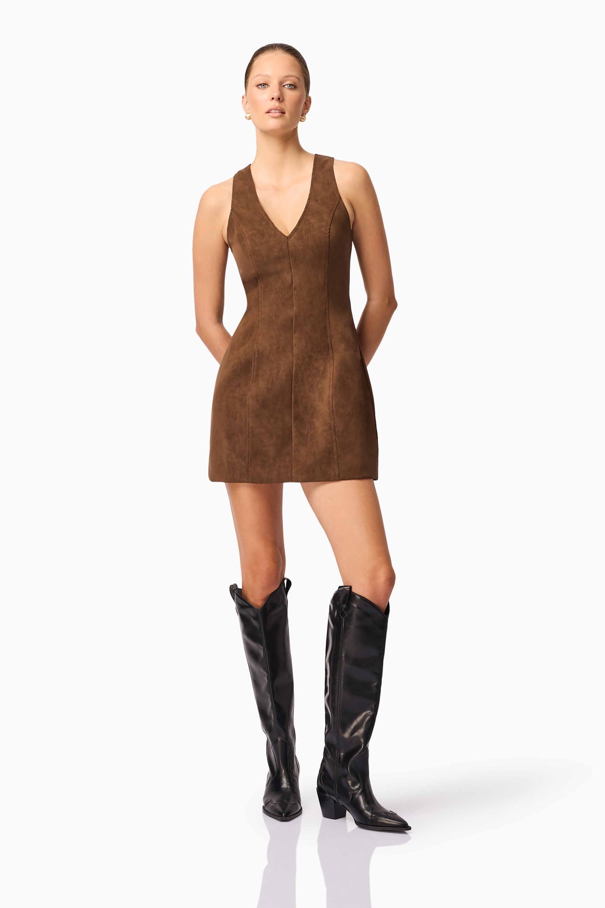 Venus Suede Mini Dress