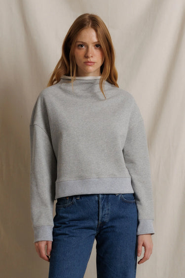 Arden French Terry Mock Neck