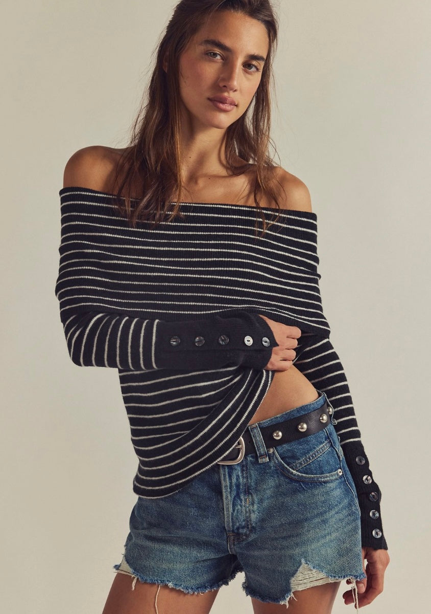 Evergreen Stripe Sweater