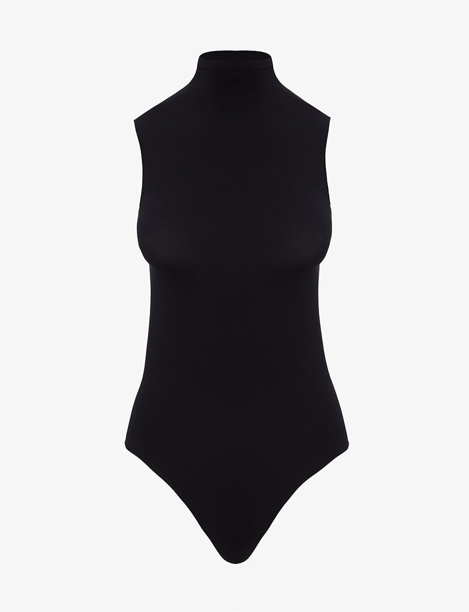 Sleeveless Mockneck Bodysuit
