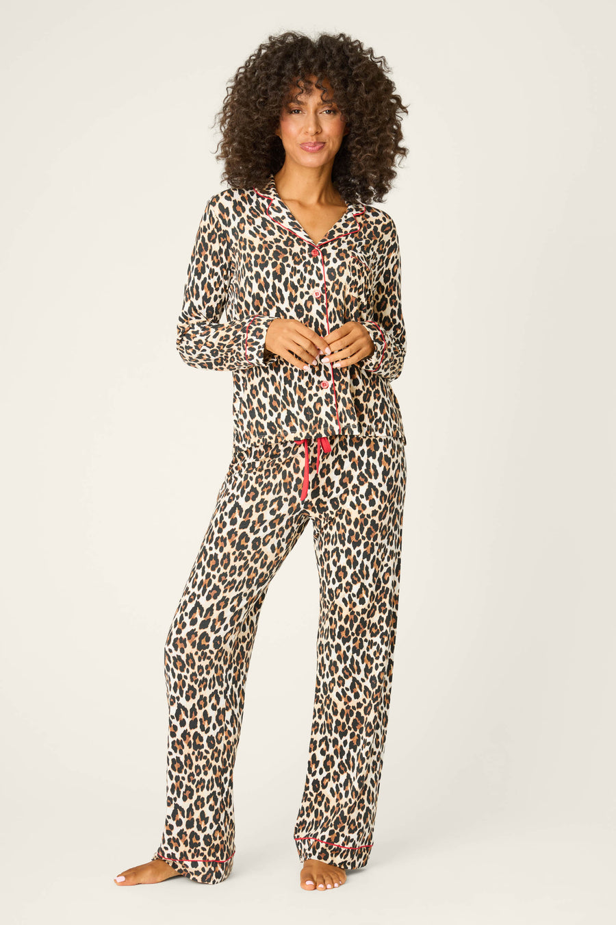 Holiday Dreams Leopard Pant Set
