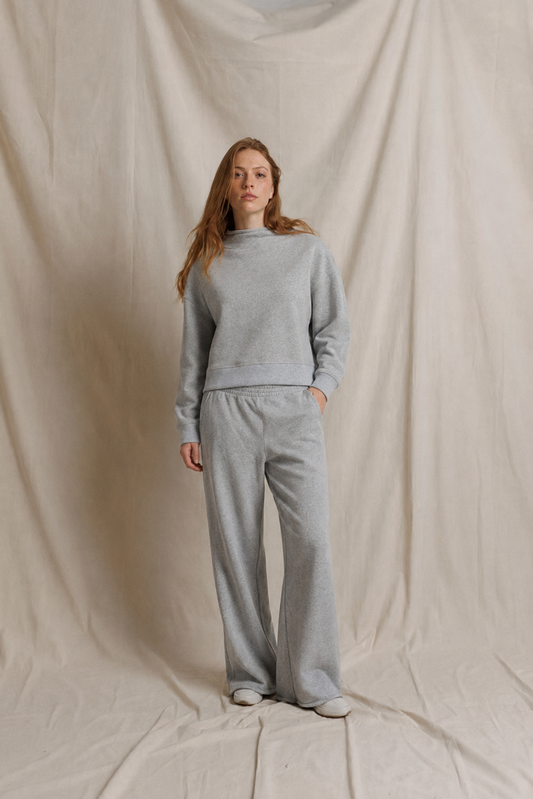 Leni French Terry Pull On Pant with Pockets