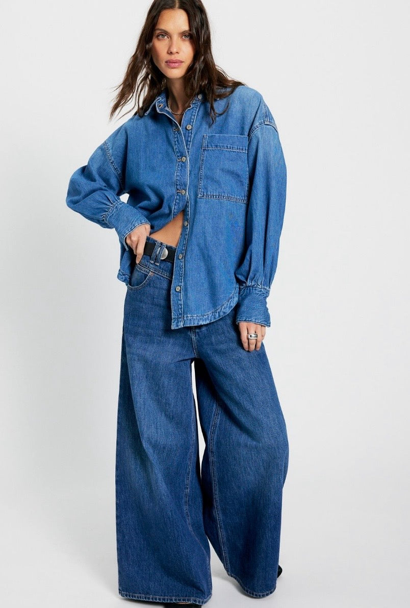 We The Free Ashley Denim Shirt