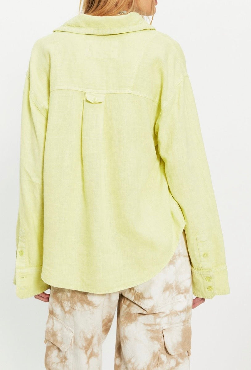 We The Free Laurel Linen Button Down