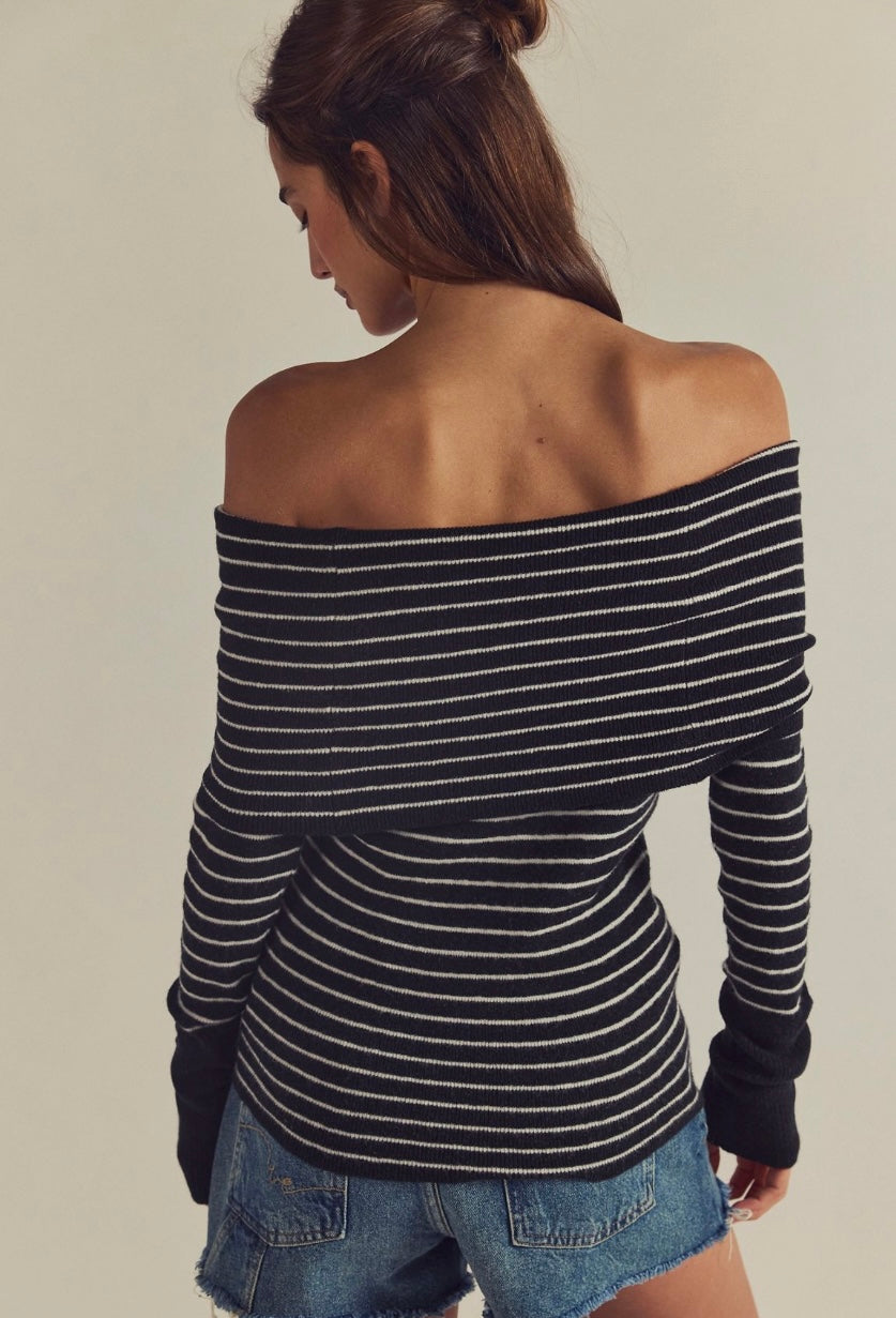 Evergreen Stripe Sweater