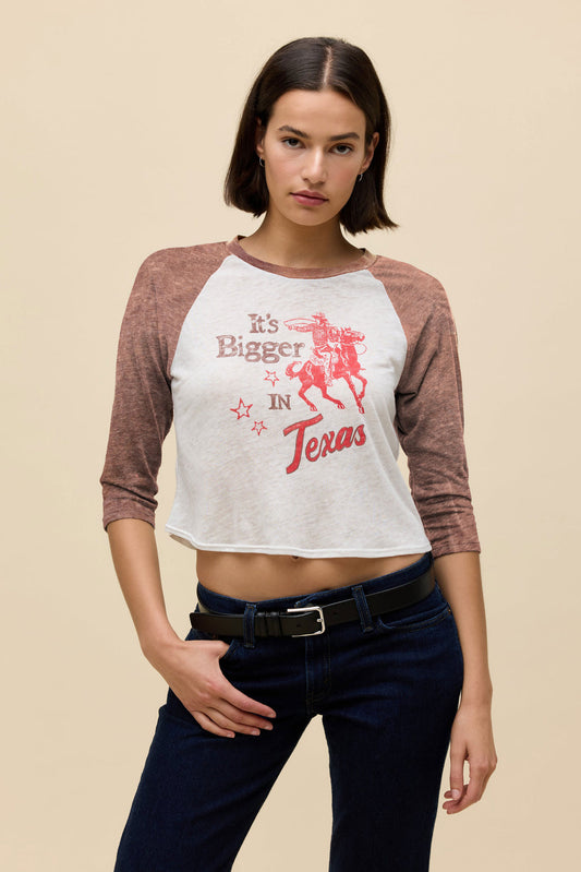 It's bigger in Texas Burnout Tee