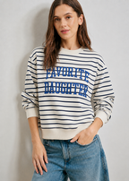 Collegiate Classic Stripe Sweatshirt