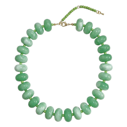 Marlan Mint Green Beaded Necklace