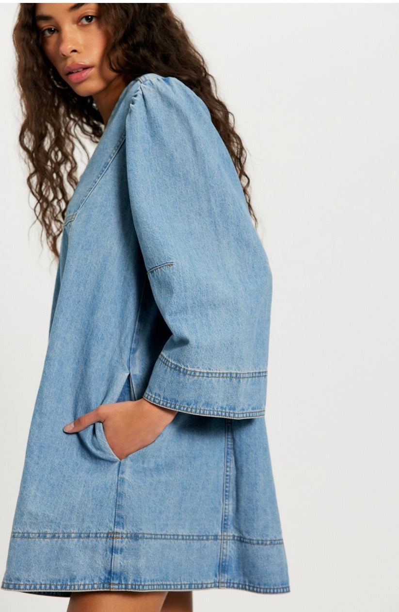 Goldie Denim Mini Dress