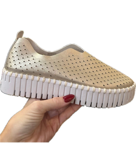 Platin Platform Tulip Slip On Sneaker