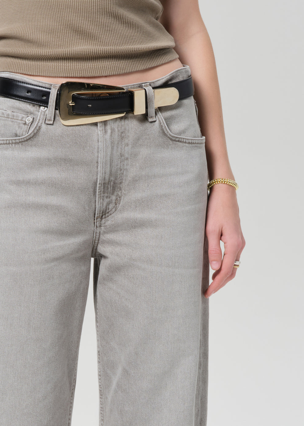 Miro Relaxed Jean In Quartz Grey