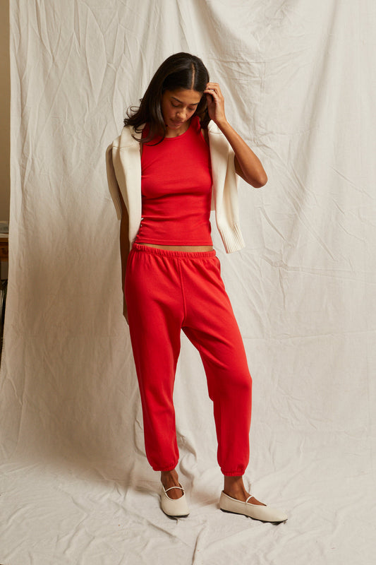 Perfect White Johnny
French Terry Easy Sweatpant