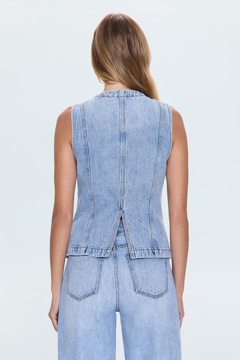 Gia Fitted Collarless Vest