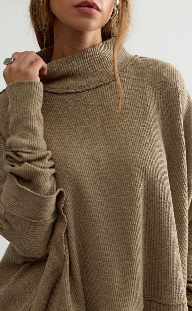 We The Free Moon Daisy Turtleneck Twofer
