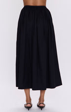 Noelle Poplin Maxi Skirt