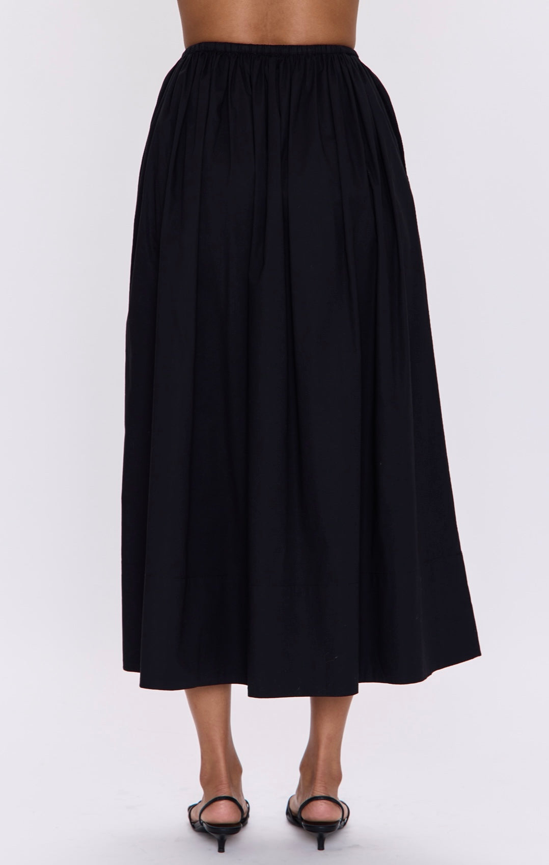 Noelle Poplin Maxi Skirt