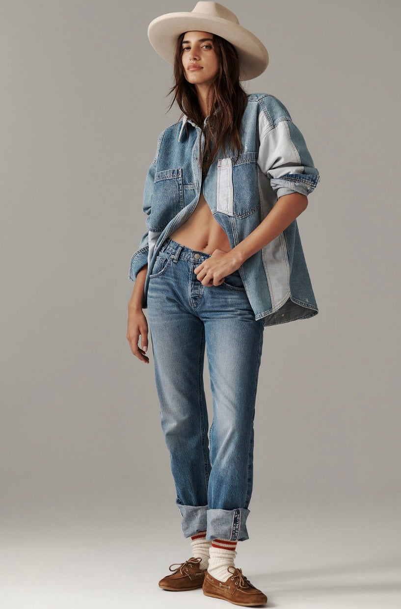 Free People We The Free Slade Slim Selvedge Jeans