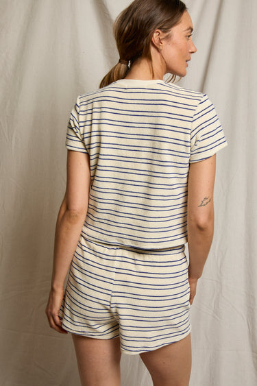 Loop Terry Cobalt Stripe Set