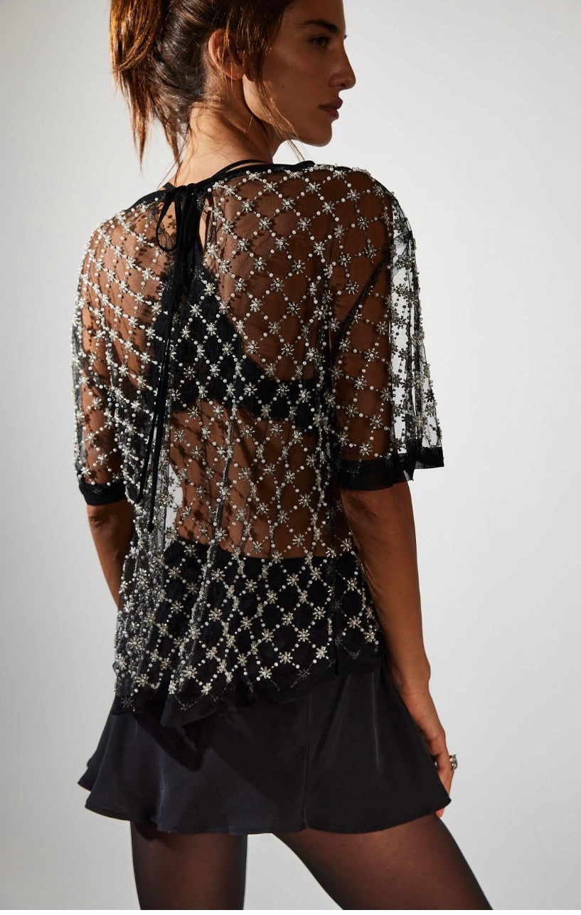 Loir Embellished Knit Top