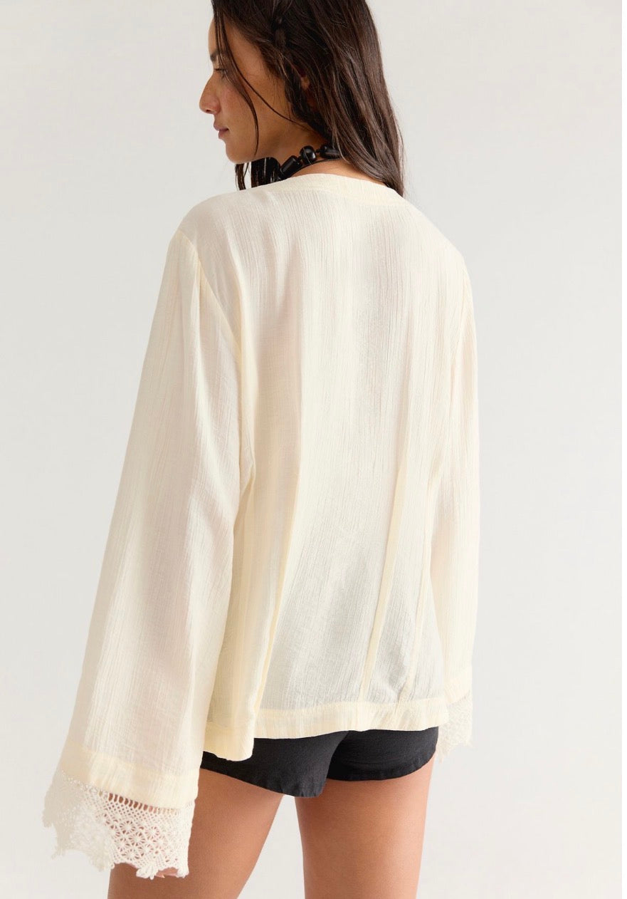 Donni Relaxed, Button-Down Blouse