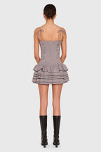 Laureline Romper in Cambridge Plaid