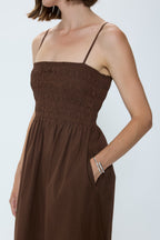 Bianca Shirred Bodice Dress
