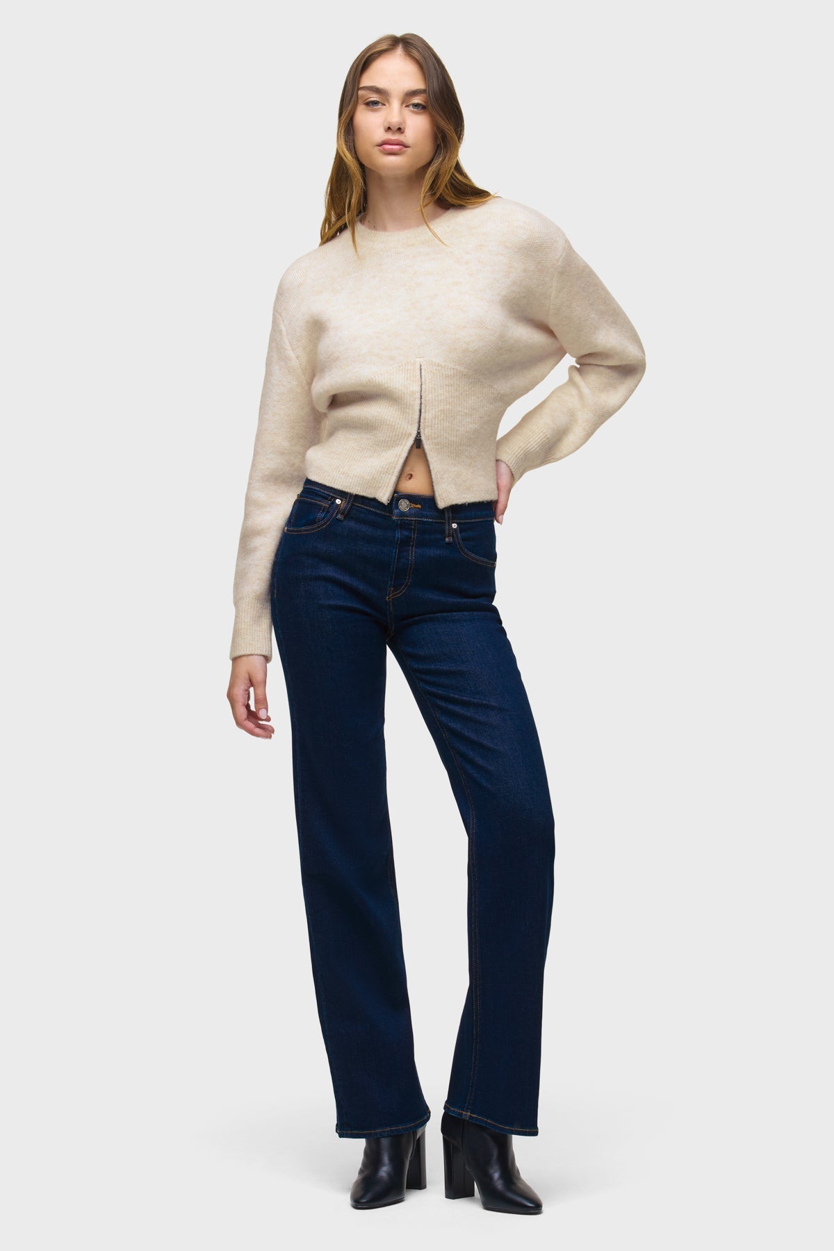 Lizbeth Front Zip Sweater