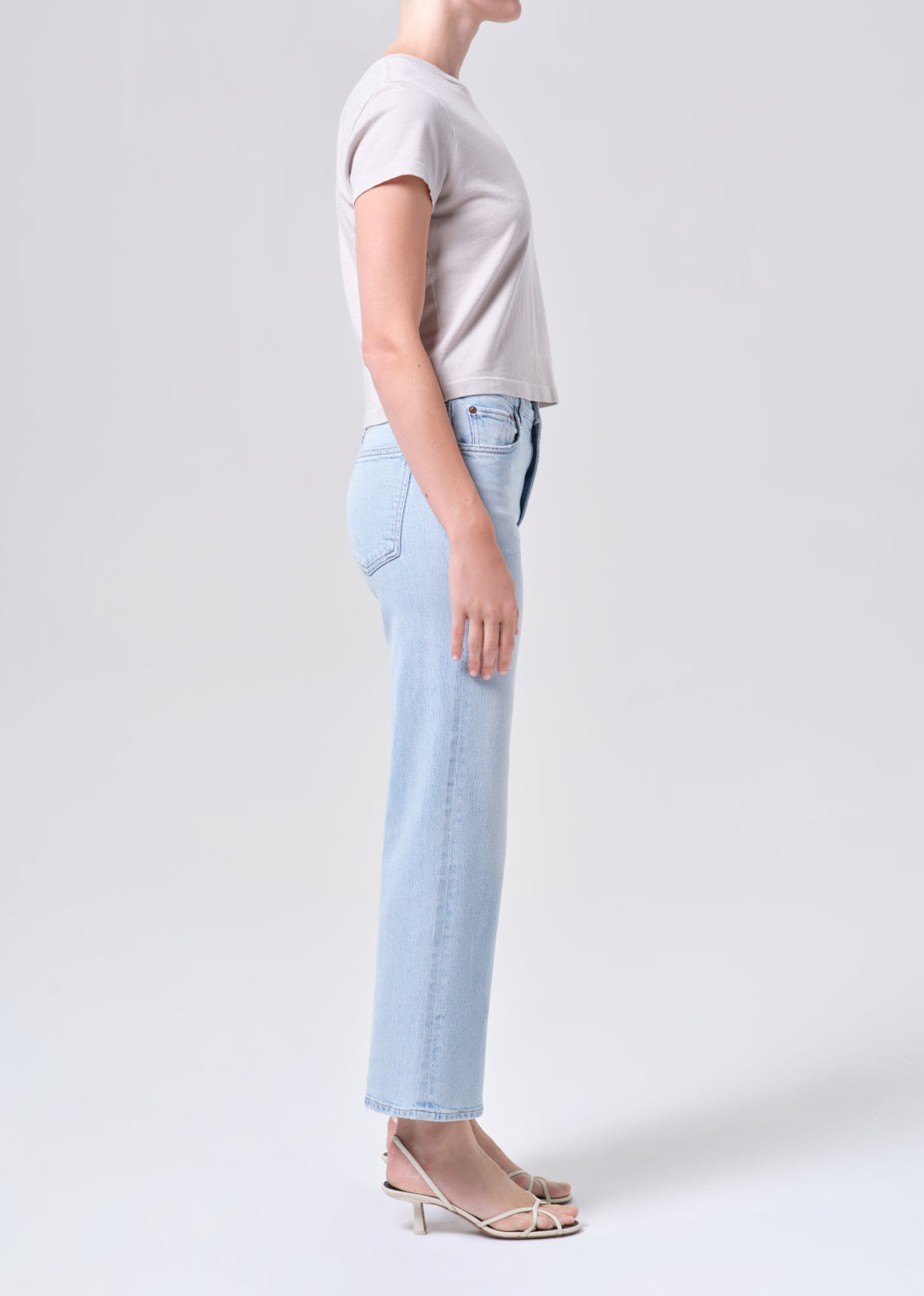 Agolde Harper Crop Jean in Flaunt